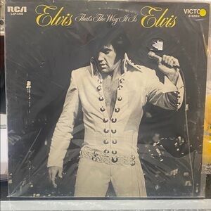 Elvis Prestley That’s The Way It Is Record Vintage